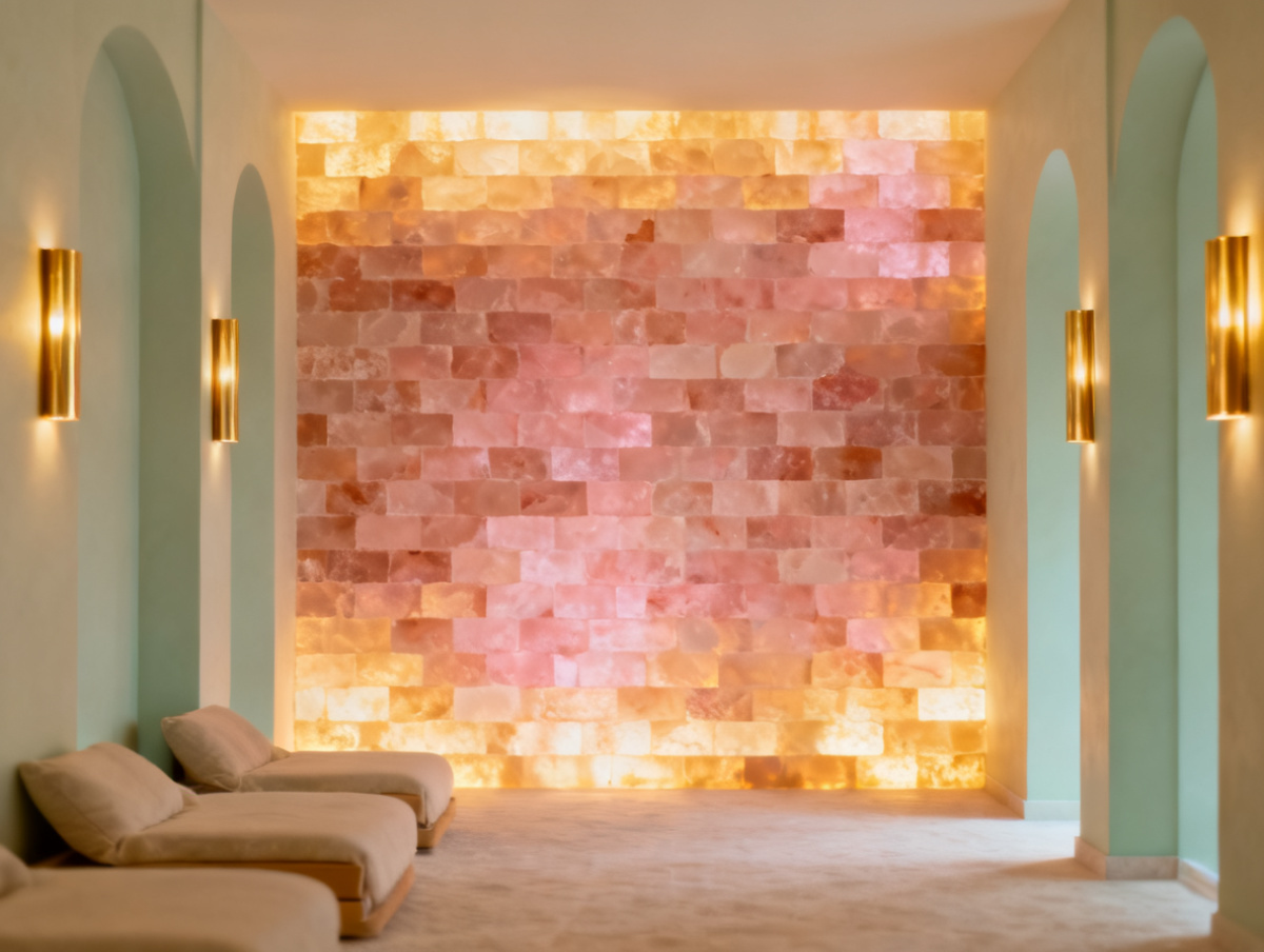 Salt therapy suite at La Lumiere Center